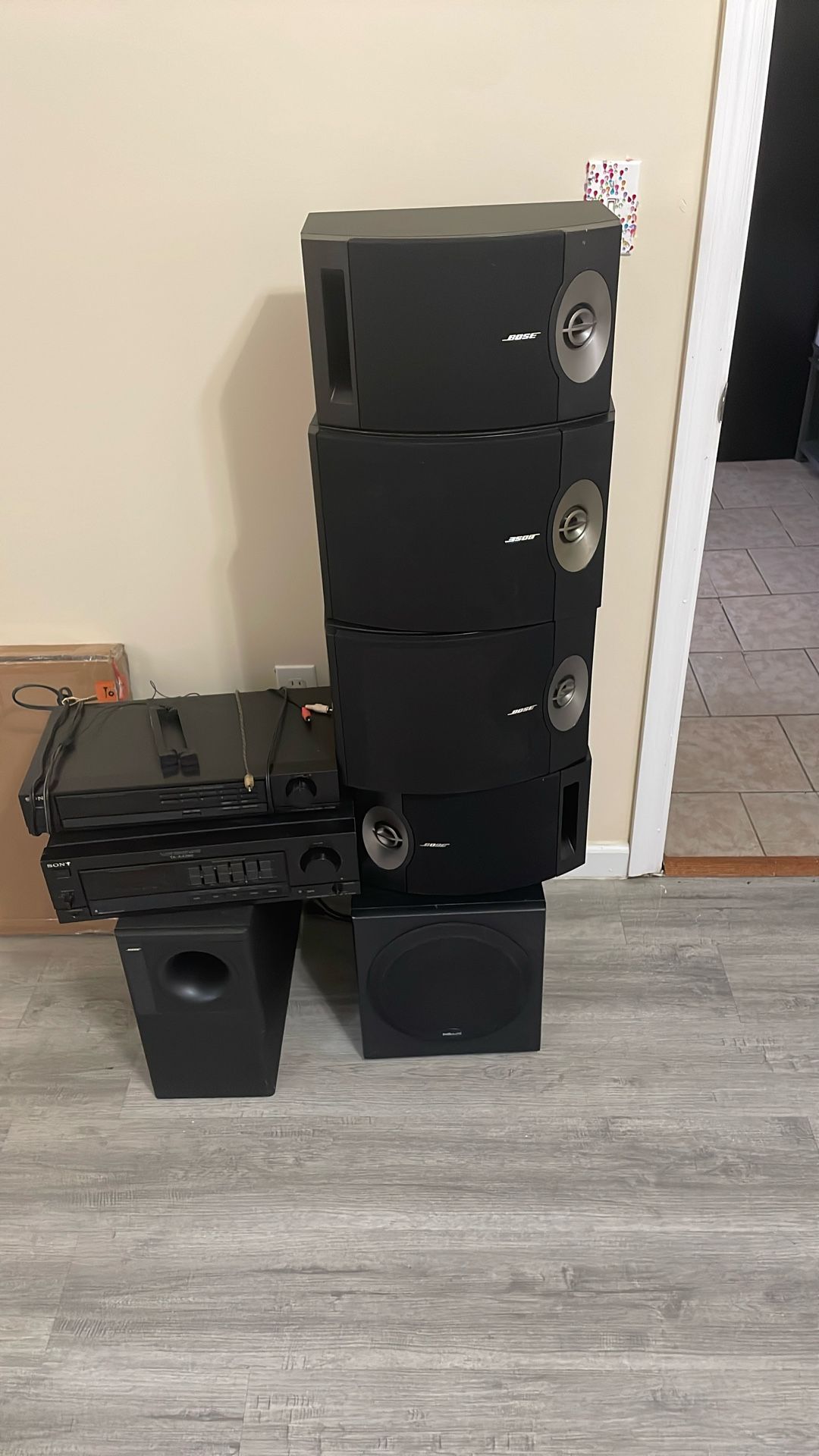 Radio With Bose And Two Subwoofers