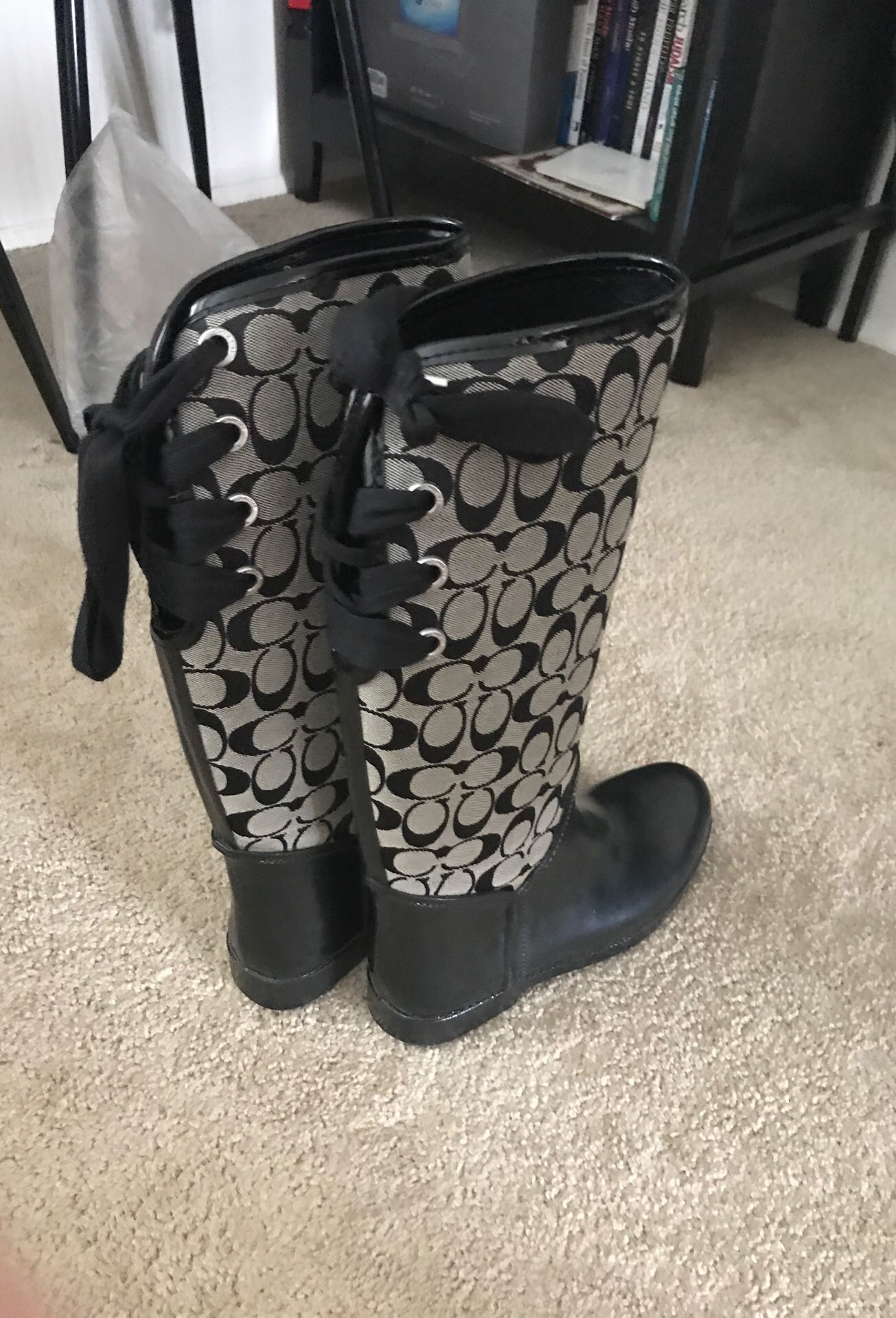 Designer Coach Rain Boots