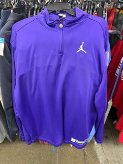 Jordan Brand Purple Quarter-Zip Pullover