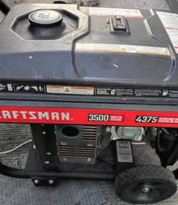 Craftsman 3500W Portable Gas Generator
