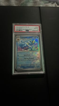 Vaporeon Poke Ball Psa8
