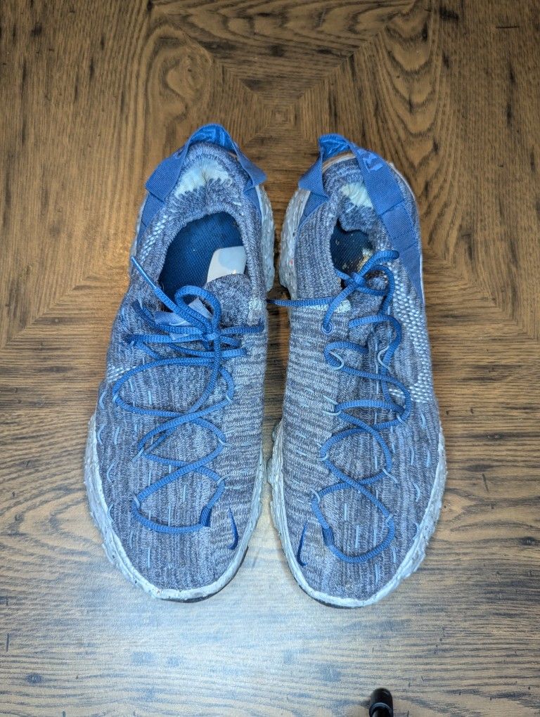 Nike Space Hippie 04 CZ6398-400 Blue Running Shoes Sneakers Mens 10