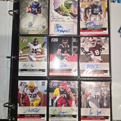 Whole Binder Of Football Cards 