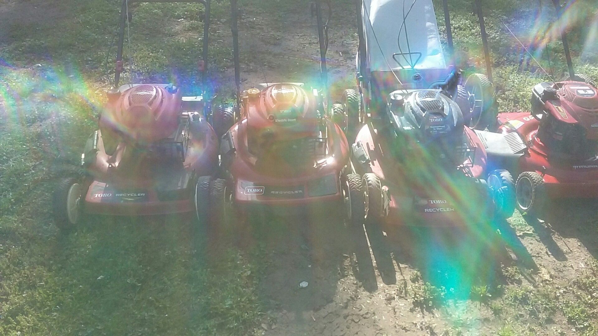 Push mowers