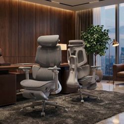 Hbada X7 Smart Ergonomic Chair, Office Chair, with Fully Automated Lumbar Tracking, 4D Adjustable Headrest, 720° Adjustable Armrests, Ventilated Seat 