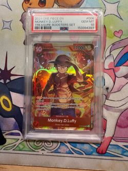 One Piece En Monkey D Luffy Treasure Boosters Set ST10-006 PSA 10 Gem Mint