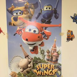 Superwings Birthday Poster