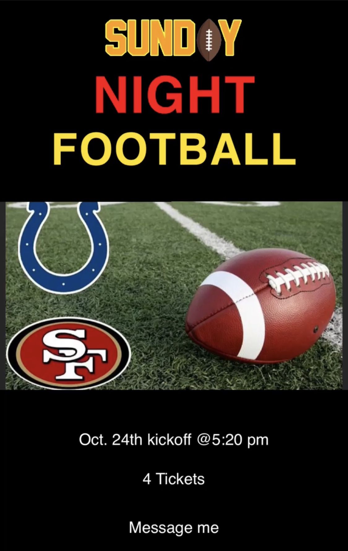 49ers Vs Colts SNF