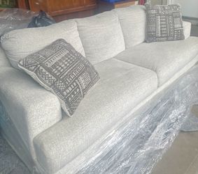 Ashley Soletren Sofa Couch (in color Stone /off-white)