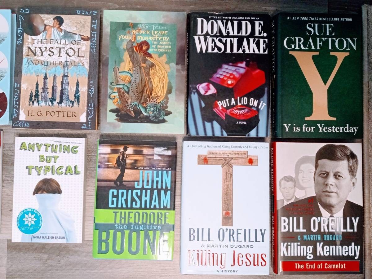42 BOOKS IN GOOD CONDITION SELLING ALL AS A BUNDLE 