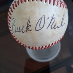 Buck O'Neil Signed Basebsll 