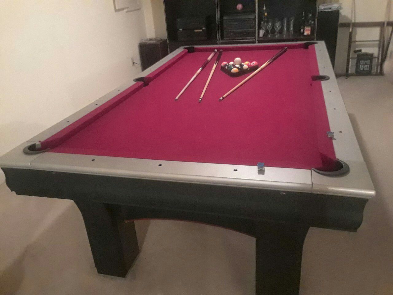 large pool table like a new