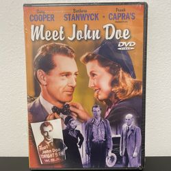 Meet John Doe DVD NEW SEALED Gary Cooper 1941 Black & White Oldies