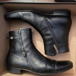 Louis Vuitton Leather Boots 9 Authentic