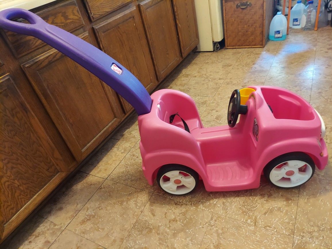 Pink Push Arpund Buggy