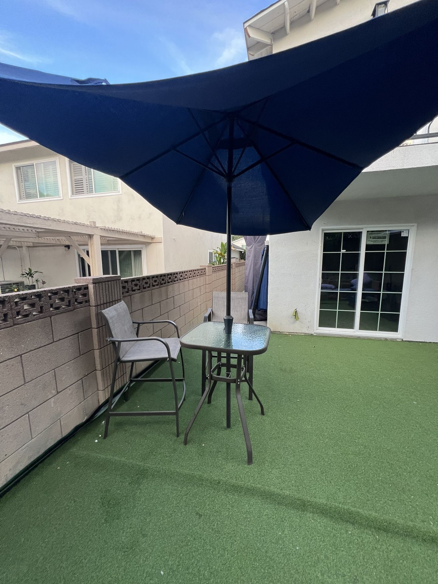 Patio Set 2 Chairs And Table Free Delivery 145.00 for Sale in Rosemead