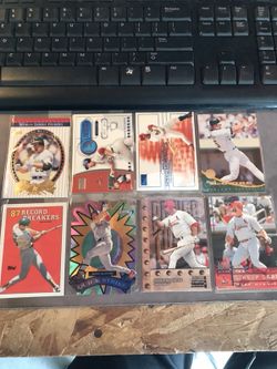 Mark McGwire assorted baseball cards