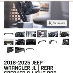 2018-2025 Jeep JL Speaker And Light Bar Mount