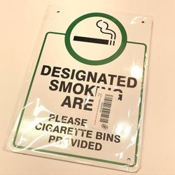Sign, Use Cigarette Bins Sign {2802}.[Parma]