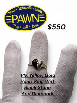 Yellow Gold Heart Ring