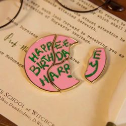 Harry Potter Haig Cake Metal Refrigerator Sticker Split Enamel Assembly Design