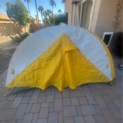 Like new The North Face Talus 2  2 person 3 season backpacking camping tent.