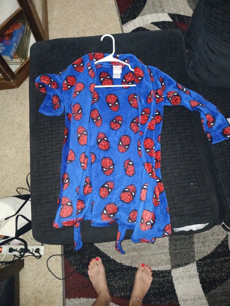 Kids Spiderman Robe 