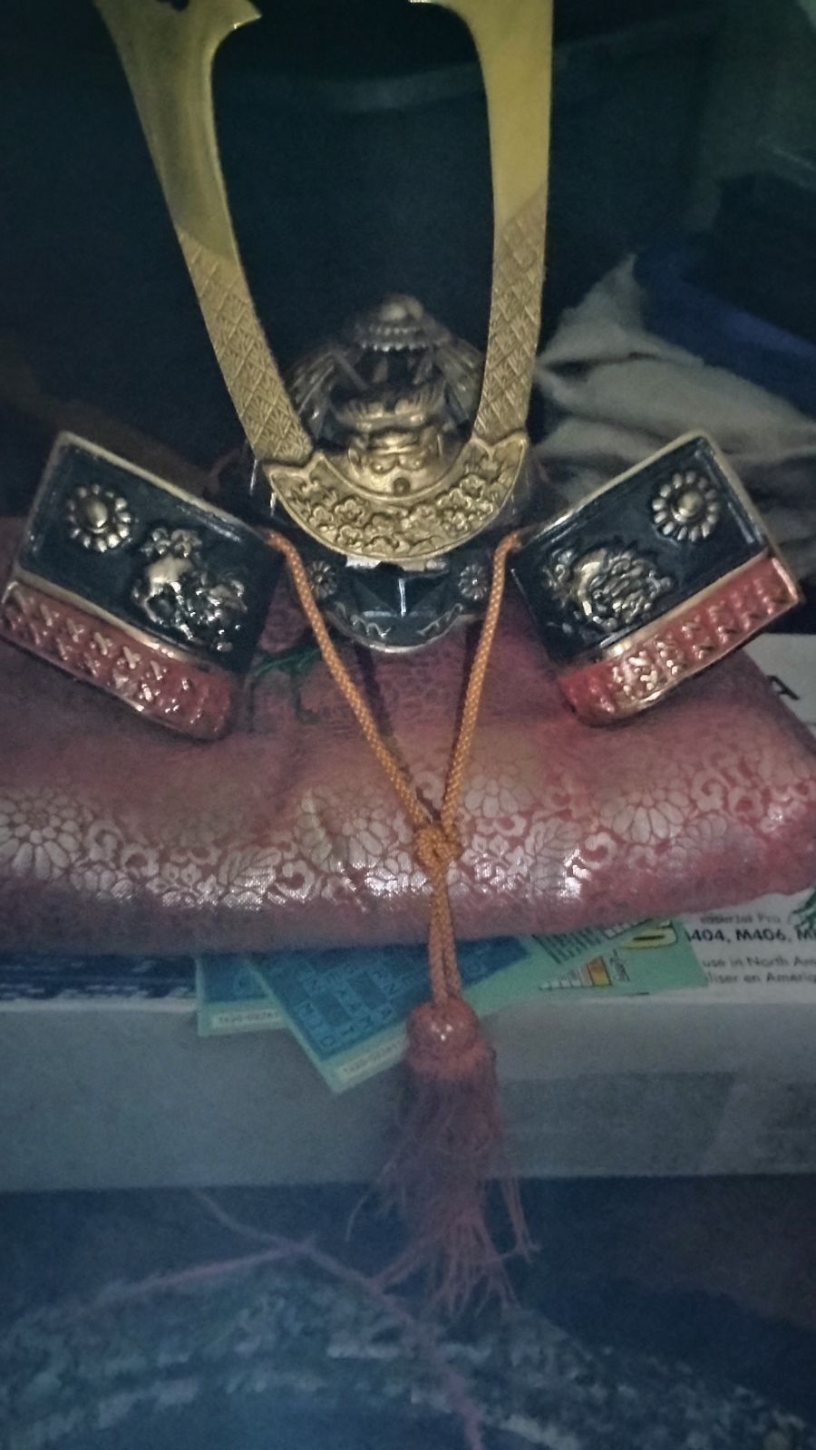Japanese Dynasty Dish Wear & Samurai Helmet