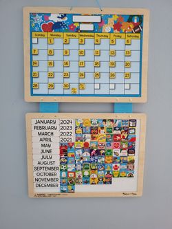 Melissa&Doug Magnetic Calendar Visual Aid