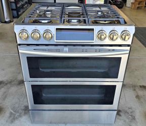 Samsung double gas oven
