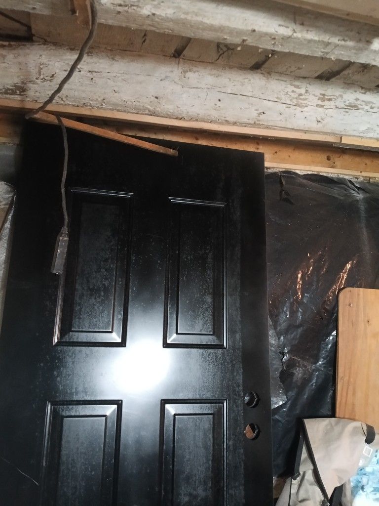 36-80 Four Panel Steel Door