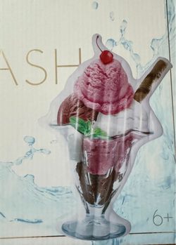Pool Float - Ice Cream Sundae- Lake River Lounger NEW