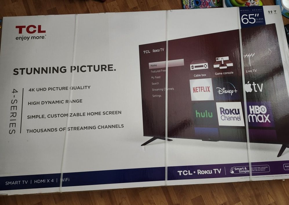 TCL Roku TV New*** 65 in 