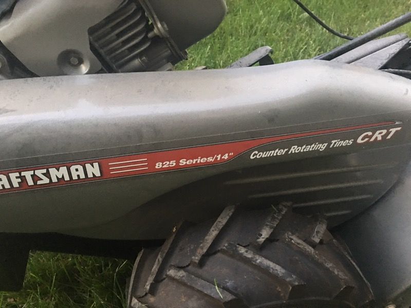 Craftsman 825 Series 14" Rear Tine Tiller for Sale in Brewster, NY