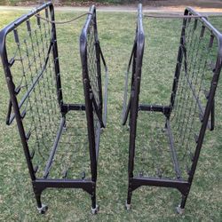 2 Metal Rollaway Twin Bed Frames $50 EACH