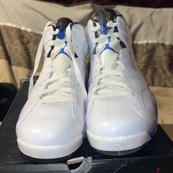 Jordan 6 Sport Blue Size 10 New With Aging 