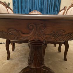 Fairmont Designs double pedastal dining set - $799