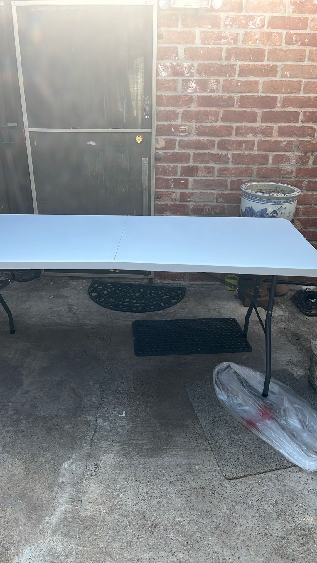 $35 Table Plastic Folding  New In The Box By Jo