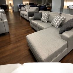 New In Plastic Ashley Furniture Marsling Sectional Sofa
