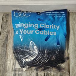 Ultra Clarity Cables Cat6 Ethernet Cable 6 Feet 6 Pack, High-Speed 10Gbps 500Mhz, UTP, Black, Indoor/Outdoor, Compatible with PS4/5, Xbox, Router, Mod