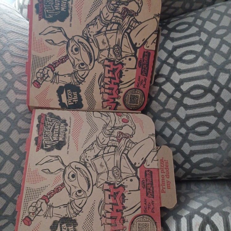 Tmnt Pizza Hut Limited Edition Pizza Boxes