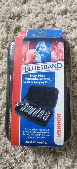 Hohner Bluesband 7 Piece Harmonica Set