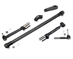 Tren Delantero 4x4 Rotulas Extremos de Direccion For 05-10 Ford F-250 F-350 Super Duty Tie Rods Ends Adjustment Sleeves Pitman Arm 