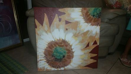 Sunflower canvas