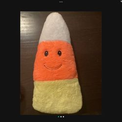 Candy Corn Pillow Plush Halloween New
