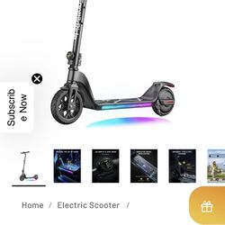 NEW! Electric scooter Fanttik ride C100