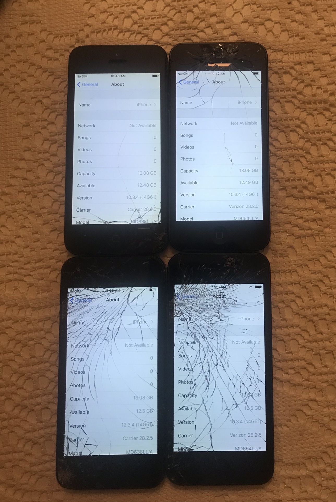 4 iPhone 5 Pls Read Desc