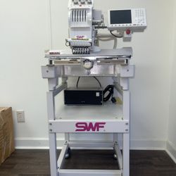 SWF/E-T601C Embroidery Machine, Monogram Machine, Fully Restored With 12 Frames/Hoops