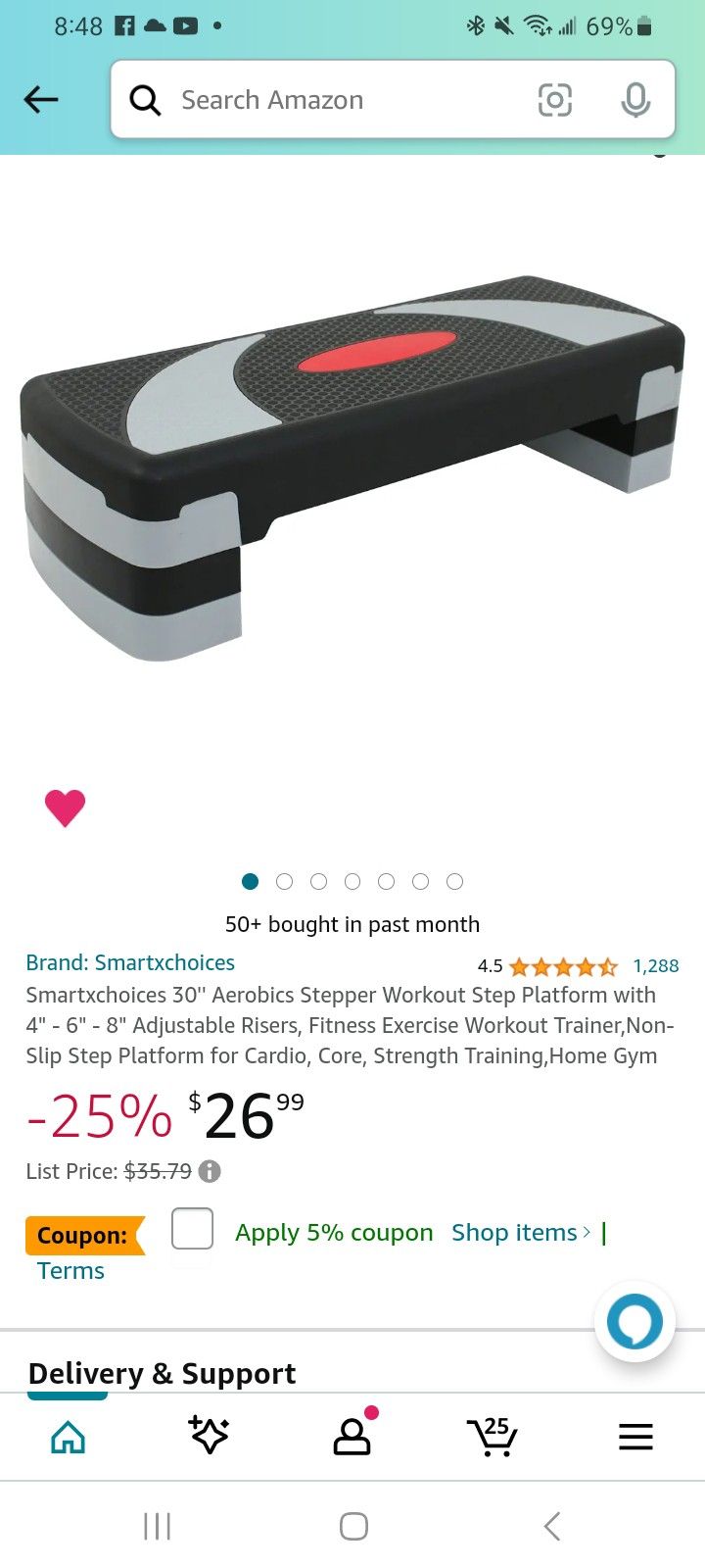 Step Bench For Dancing And Exercising