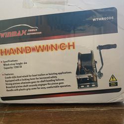 WinMax 1,200 Lb hand winch